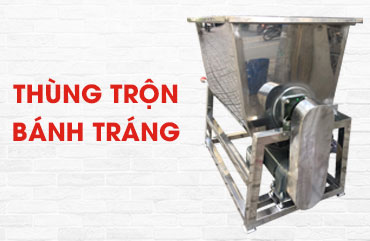 Video thùng trộn bánh tráng